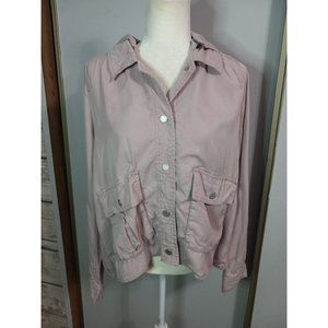 Free People Medium Lightweight Cape Hooded HI/Lo Classic Casual Beach Jacket